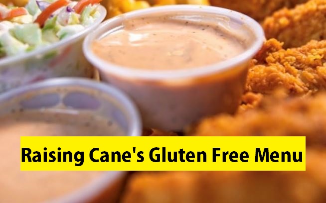 Raising Cane's Gluten Free Menu